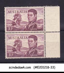 AUSTRALIA - 1963-65 10sh SCOTT#377 PAIR - MINT NH