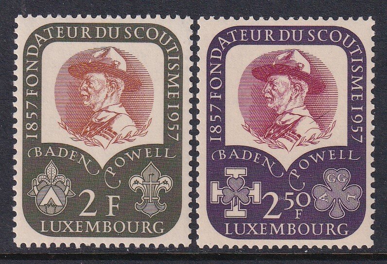 Luxembourg 324-325 Boy Scouts MNH VF