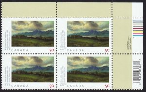 ART HISTORY = HOMER WATSON 1855-1936 = Canada 2005 #2109 MNH UR Block of 4