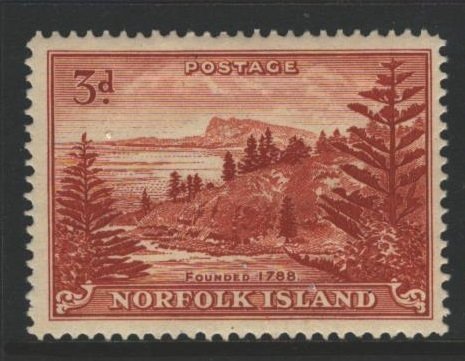 Norfolk Island Sc#6 MH