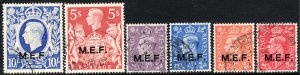 1943 GB KGVI Offices in Africa M.E.F. used Sc# 10 / 15 CV $33.65