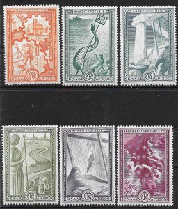 GREECE SG692/7 1951 RECONSTRUCTION SET MNH*