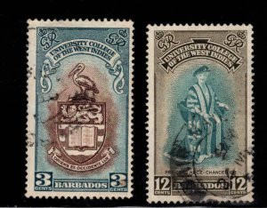 Barbados Scott 228-229 Used  University of the West Indies set