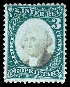 U.S. REV. PROPRIETARY RB3a  Mint (ID # 86346)