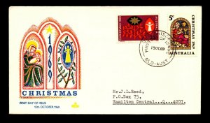 Australia 1969 X-Mas Series FDC - L14417