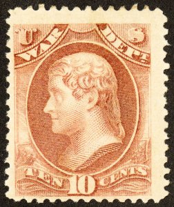 US Stamps # O88 HR F-VF Officials Scott Value $140.00