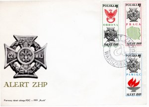 Poland 1969 Sc 1662-4 FDC