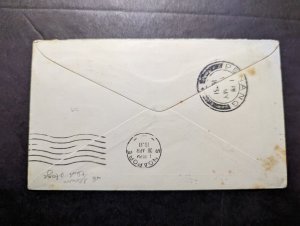 1931 New Zealand First Flight Cover FFC Christchurch to Penang Signed 48 Flown