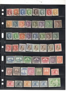 IRAQ COLLECTION ON STOCK SHEET MINT/USED