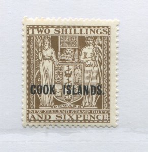 Cook Islands 1951 overprinted 2/6d mint o.g. hinged