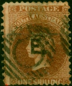 South Australia 1874 1s Red-Brown SGD0207 E. Engineer Fine Used Scarce