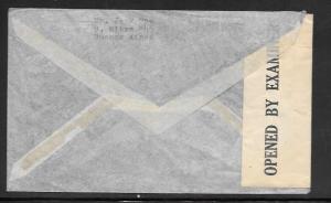 Just Fun Cover ARGENTINA #C40 on OPENED BY EXAMINER AIRMAIL 1942 Cover (my3089)