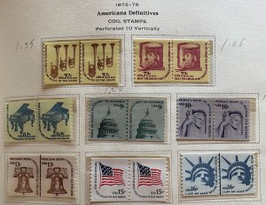U.S.A., Scott album,  lots of stamps - see description