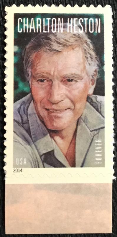 US #4892 MNH Single Charleton Heston SCV $1.00