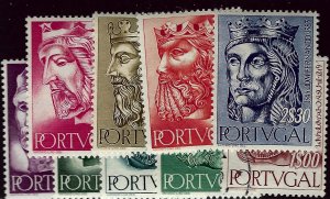 Portugal SC#804-812 MNH (808Used) F-VF SCV$37.85...A Wonderful Country!