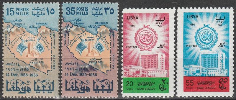 Libya #173-4, 300-01  MNH  CV $4.20 (A12137)