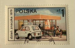 Poland 1979 Scott 2359 CTO - 1z, Stamp day, Drive-in Poste office
