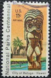 US #C84 Used Single, Natl Parks, Hawaii, SCV $.25 L3