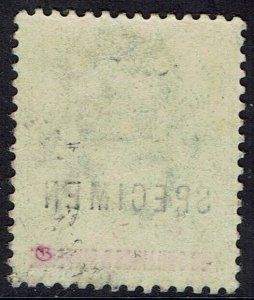 LAGOS 1904 KEVII 2/6 SPECIMEN WMK CROWN CA