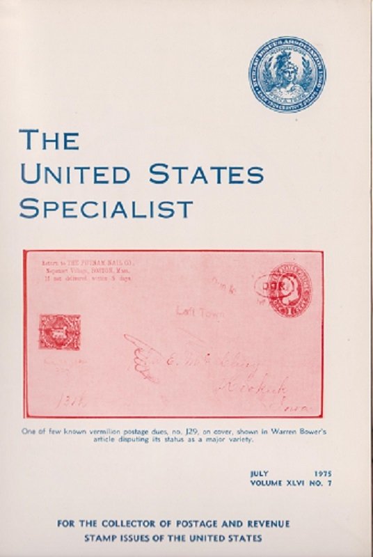 9 Different Volumes of The United States Specialist from 1975