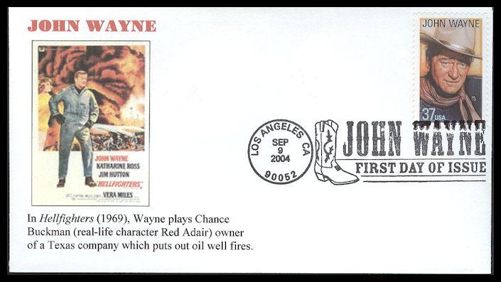 #3876 John Wayne Unknown FDC