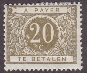 Belgium J6 Postage Due 1895