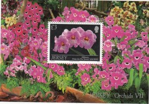 Jersey 2011, Orchids Miniature Sheet. unmounted mint , NHM