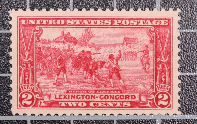 Scott 618 2 Cents Lexington MNH Nice Stamp SCV $6.50 