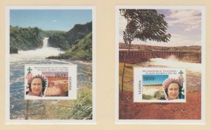 Uganda Scott #994-995 Stamps - Mint NH Souvenir Sheet