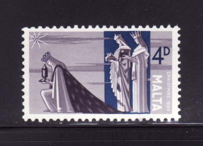 Malta 342 MNH Christmas, The Three Wise Men