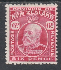 NEW ZEALAND 1909 KEVII 6D PERF 14 X 14.5