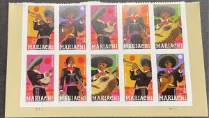 US 2022 Mariachi Music set of 10 #5703-07 mint