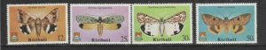 KIRIBATI #356-359 1980 BUTTERFLIES MINT VF NH O.G