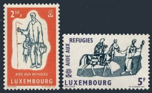 Luxembourg 1960 Sc#357/358 WORLD REFUGEE YEAR (UN) Set (2) MNH