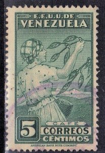 VENEZUELA SC# 325 **USED** 1938  5c   SEE SCAN