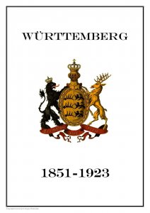 Germany Württemberg German State 1851-1923 PDF(DIGITAL) STAMP ALBUM PAGES