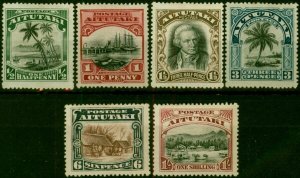 Aitutaki 1920 Set of 6 SG24-29 Fine MM