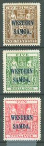 Samoa (Western Samoa) #195-197  Single