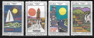 Cuba 1486-1489 1970 Tourism set MNH