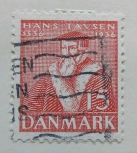 1936 A6P23#124 Denmark 15o Used-