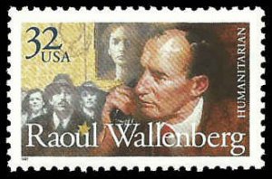 PCBstamps   US #3135 32c Raoul Wallenberg, MNH, (8)