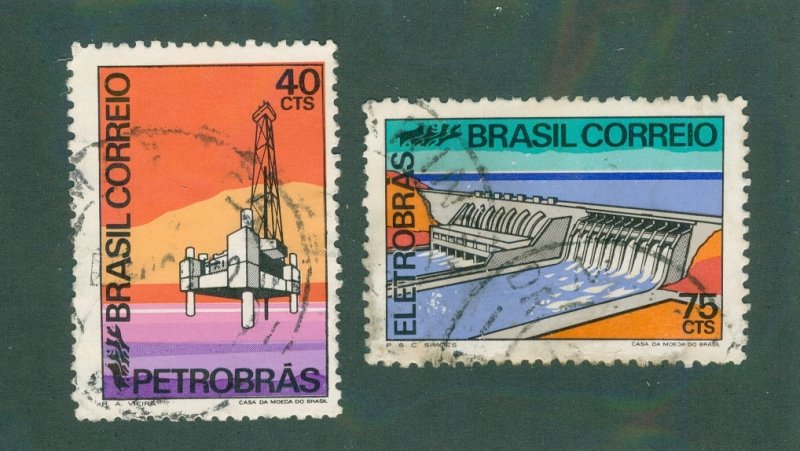 Brazil 1219-20 USED BIN $0.50