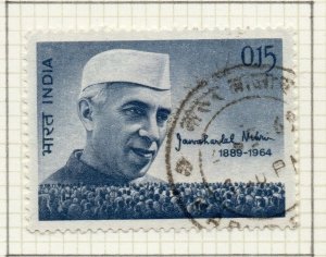 India 1964 Early Issue Fine Used 15p. NW-133804