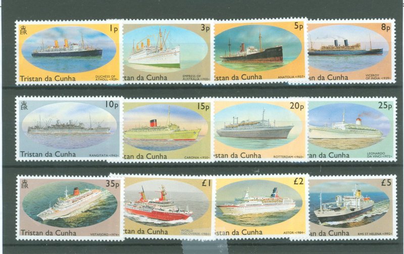 Tristan da Cunha #535-546  Single (Complete Set)