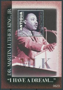 Antigua & Barbuda 2006 MNH Famous People Stamps Dr Martin Luther King 1v S/S 