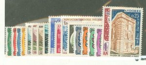 Andorra (French) #143/168 Unused Single (Complete Set)