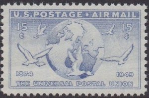 C43 Globe and Doves MNH