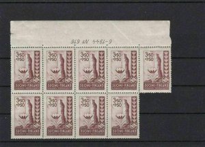 FINLAND 1944 MOUNTED MINT STAMPS BLOCK    REF 6061