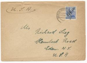 Germany Scott #9N13 on Cover Berlin October 4, 1948 to New York USA