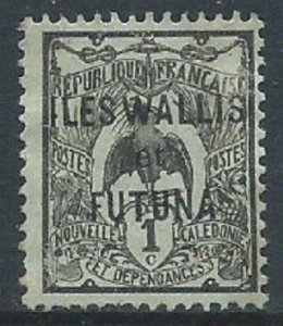 Wallis & Futuna Islands, Sc #1, 1c MNG